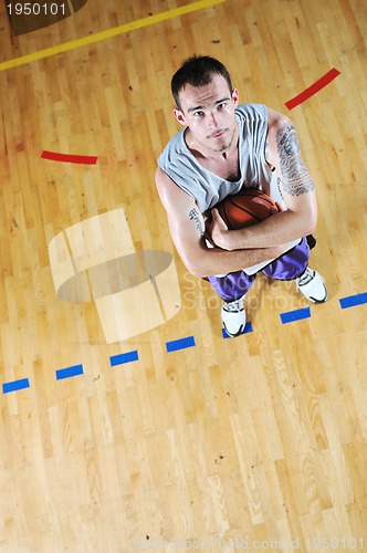 Image of basket ball game player portrait
