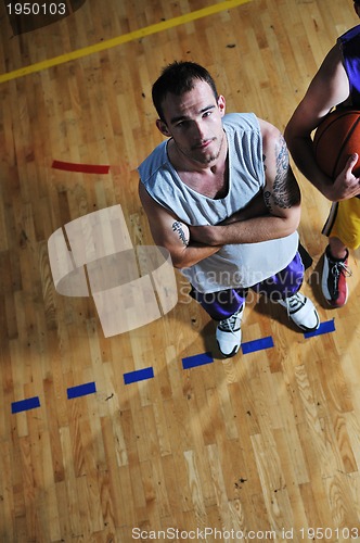 Image of basket ball game player portrait