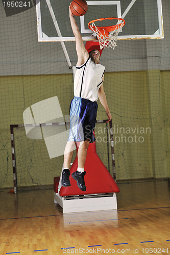 Image of basketball jump