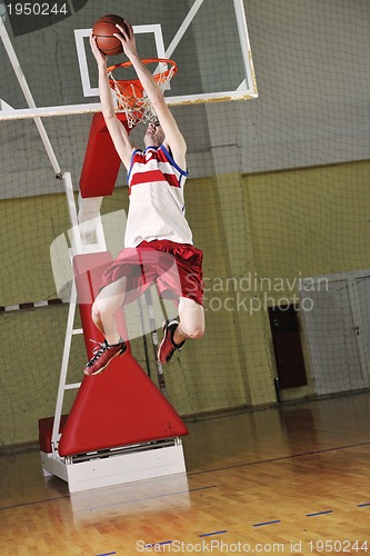 Image of basketball jump