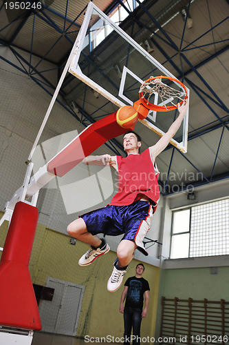 Image of basketball jump