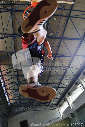 Image of basketball jump