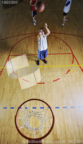 Image of basketball player shooting