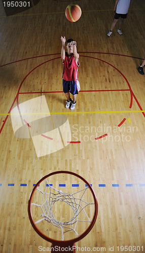 Image of basketball player shooting