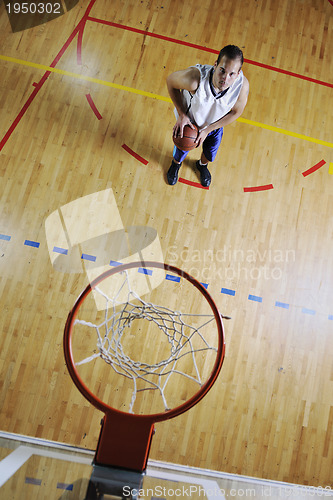 Image of basketball player shooting