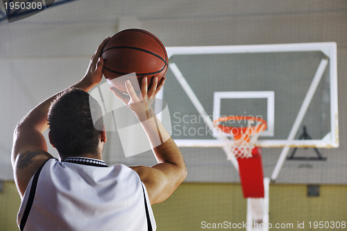 Image of basketball player shooting