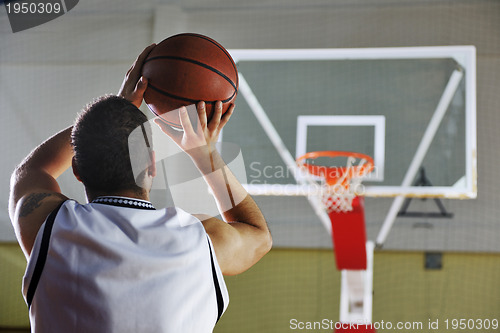 Image of basketball player shooting