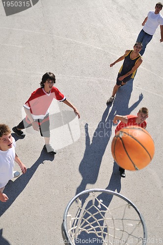 Image of street basketball