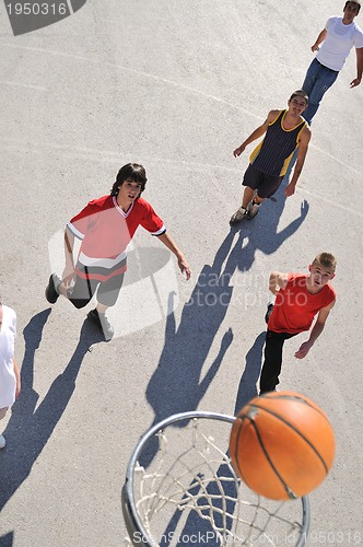 Image of street basketball