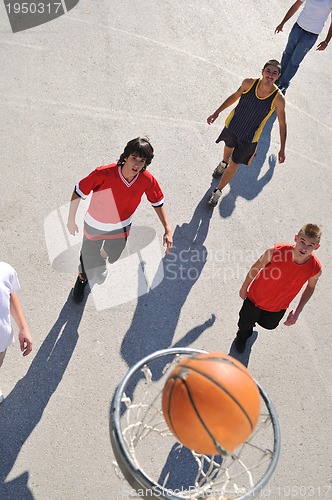 Image of street basketball