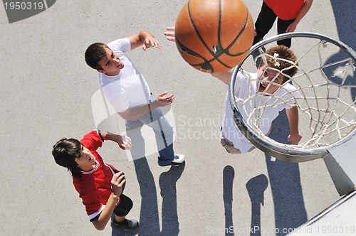 Image of street basketball