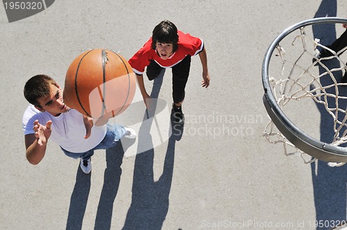 Image of street basketball