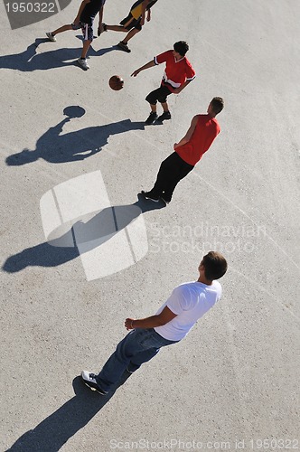 Image of street basketball