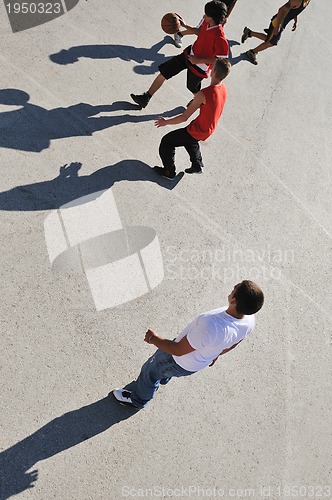 Image of street basketball