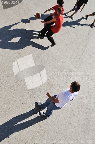 Image of street basketball