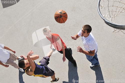 Image of street basketball
