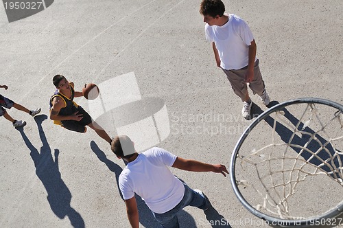 Image of street basketball