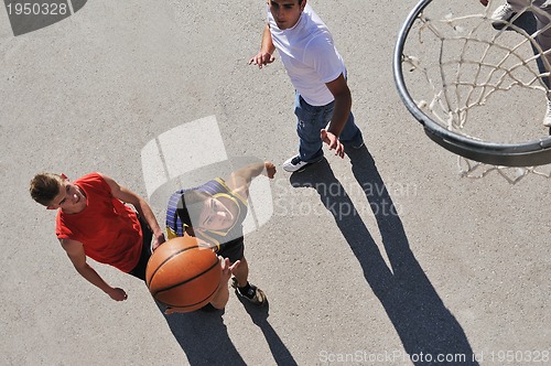 Image of street basketball