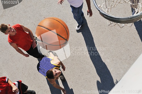 Image of street basketball