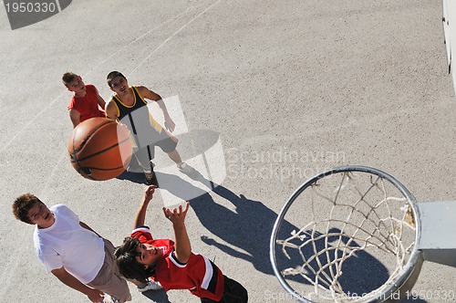 Image of street basketball