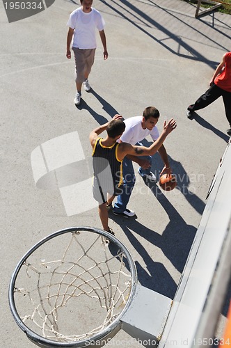 Image of street basketball