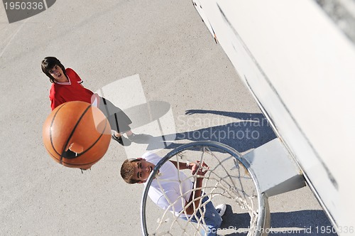 Image of street basketball