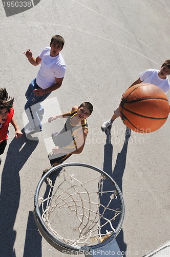 Image of street basketball