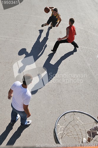 Image of street basketball