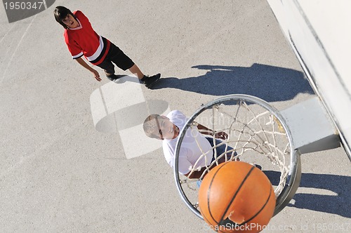 Image of street basketball