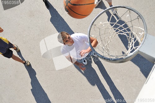 Image of street basketball