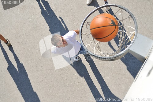 Image of street basketball