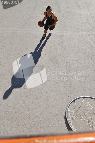 Image of street basketball