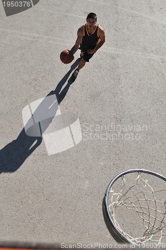 Image of street basketball