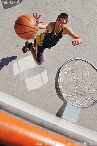 Image of street basketball