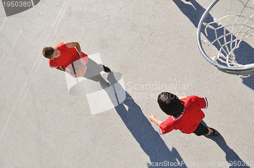 Image of street basketball