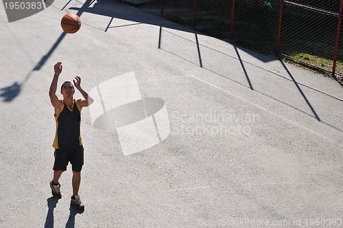 Image of street basketball