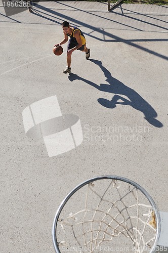 Image of street basketball