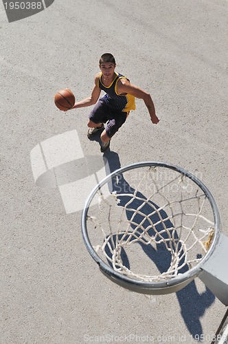 Image of street basketball