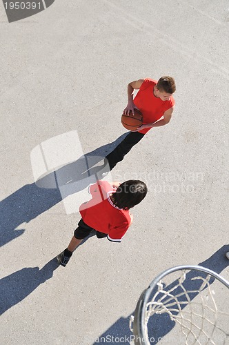 Image of street basketball