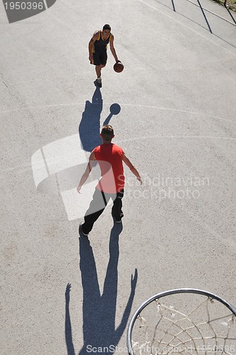 Image of street basketball