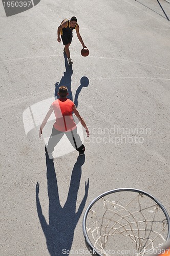 Image of street basketball