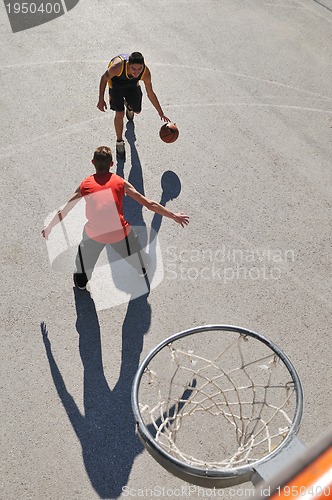 Image of street basketball