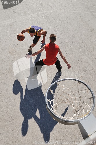Image of street basketball