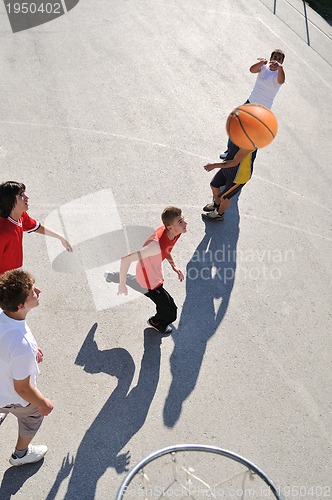 Image of street basketball