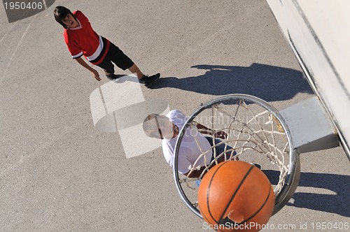 Image of street basketball