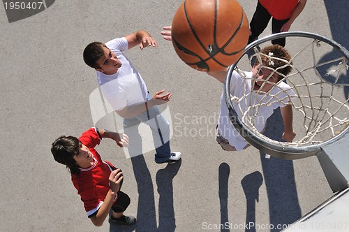 Image of street basketball