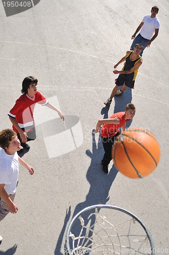 Image of street basketball