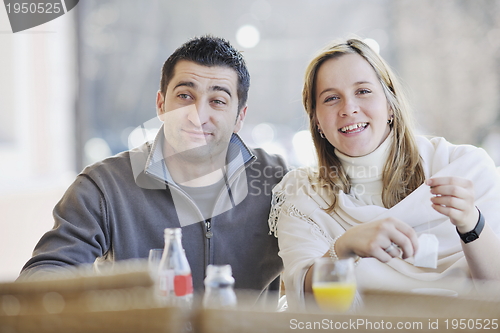 Image of happy couple outdoor 