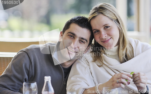 Image of happy couple outdoor 