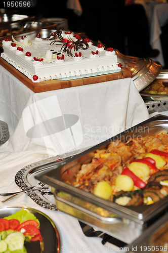 Image of coctail and banquet catering party event